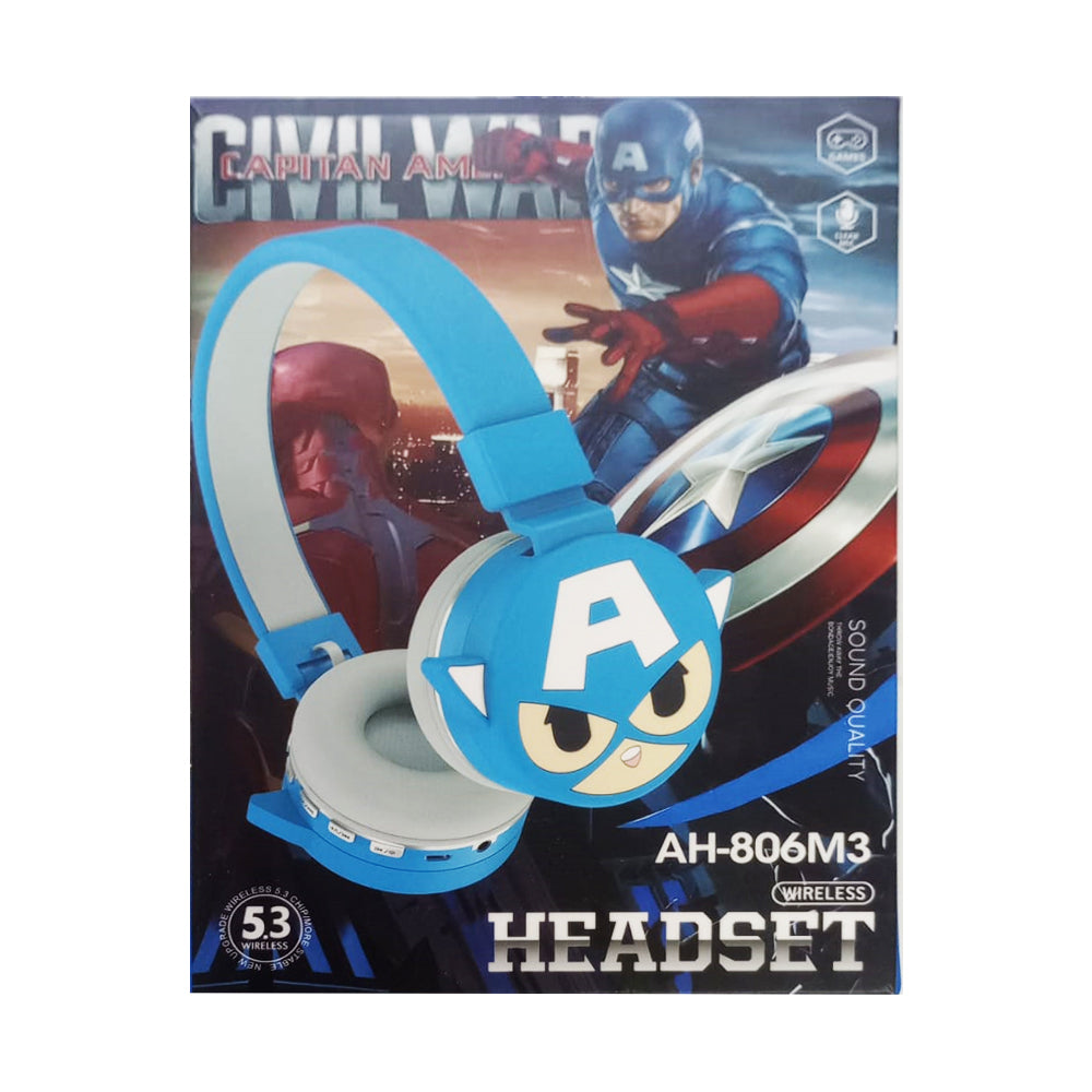 Auriculares Bluetooth Infantiles Capitan America