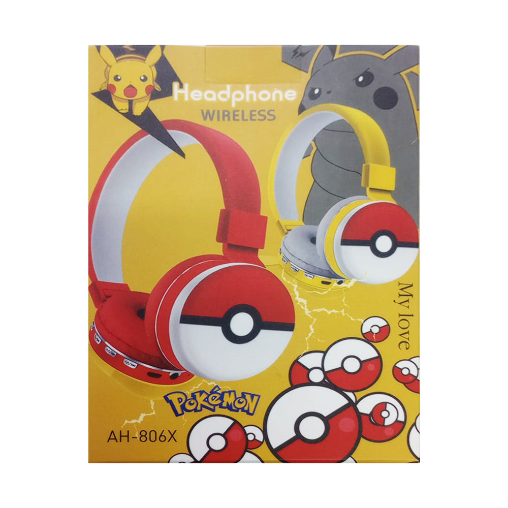 Auriculares Bluetooth Infantiles Pikachu