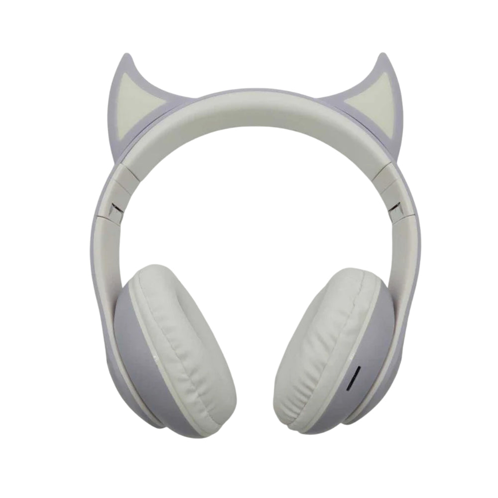 Auriculares Bluetooth Cuernitos RGB