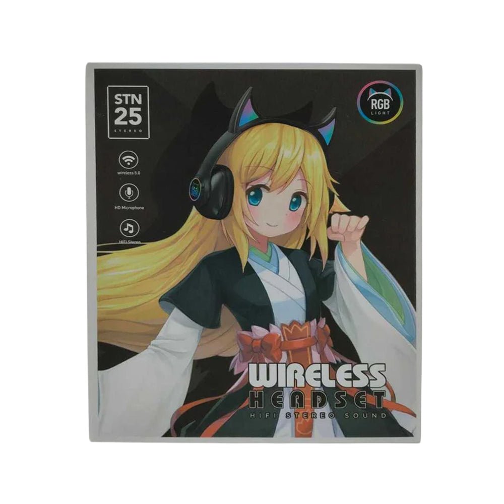Auriculares Bluetooth Cuernitos RGB