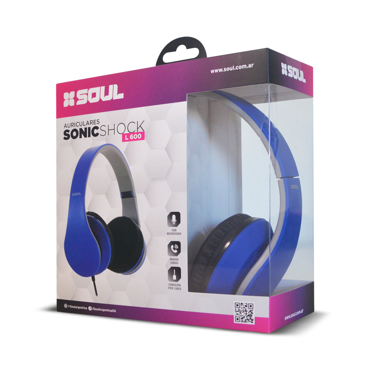 Auriculares Soul L600 Sonic Shock