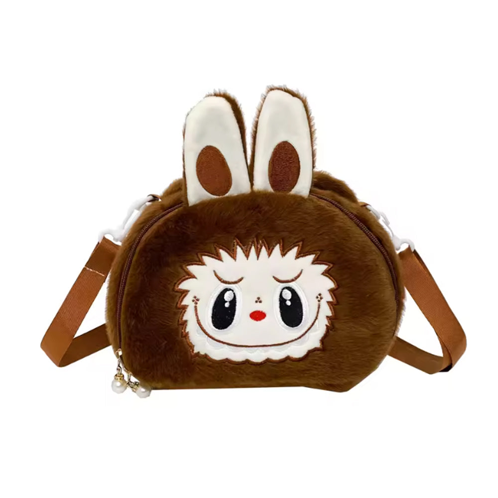 Cartera Bandolera Labubu De Felpa