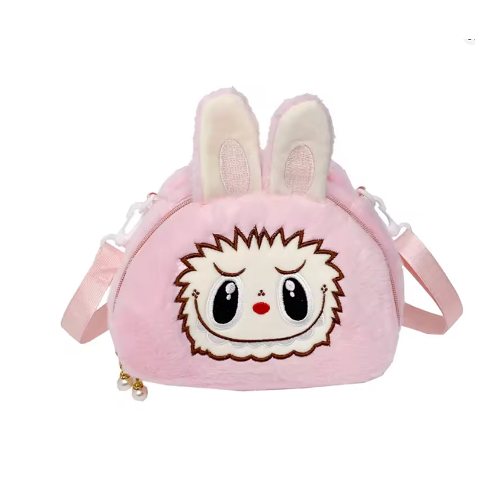 Cartera Bandolera Labubu De Felpa