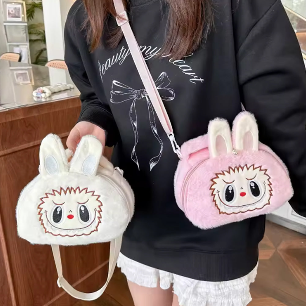 Cartera Bandolera Labubu De Felpa