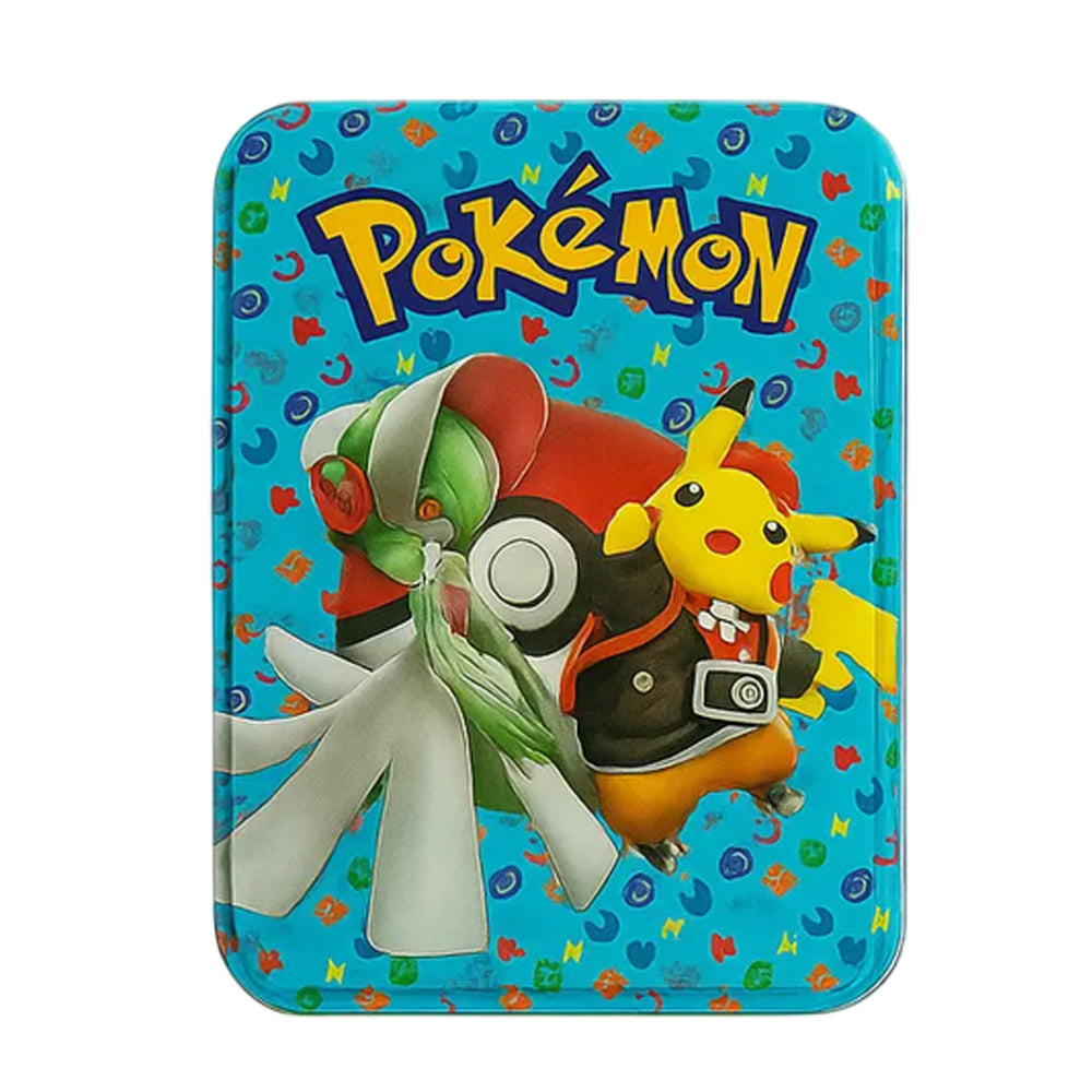 Lata Pokemon XL- 80 cartas TCG + Especial + Tablero