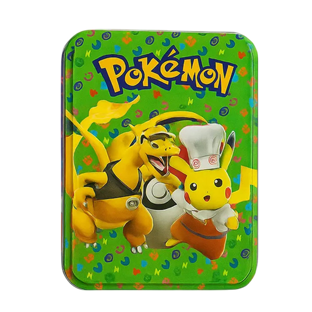 Lata Pokemon XL- 80 cartas TCG + Especial + Tablero