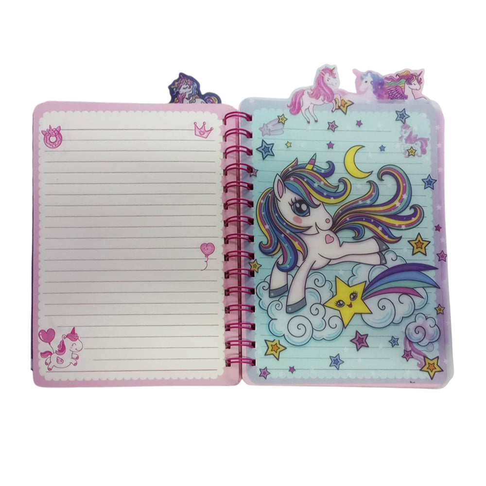 Cuaderno con Separadoes Unicornio