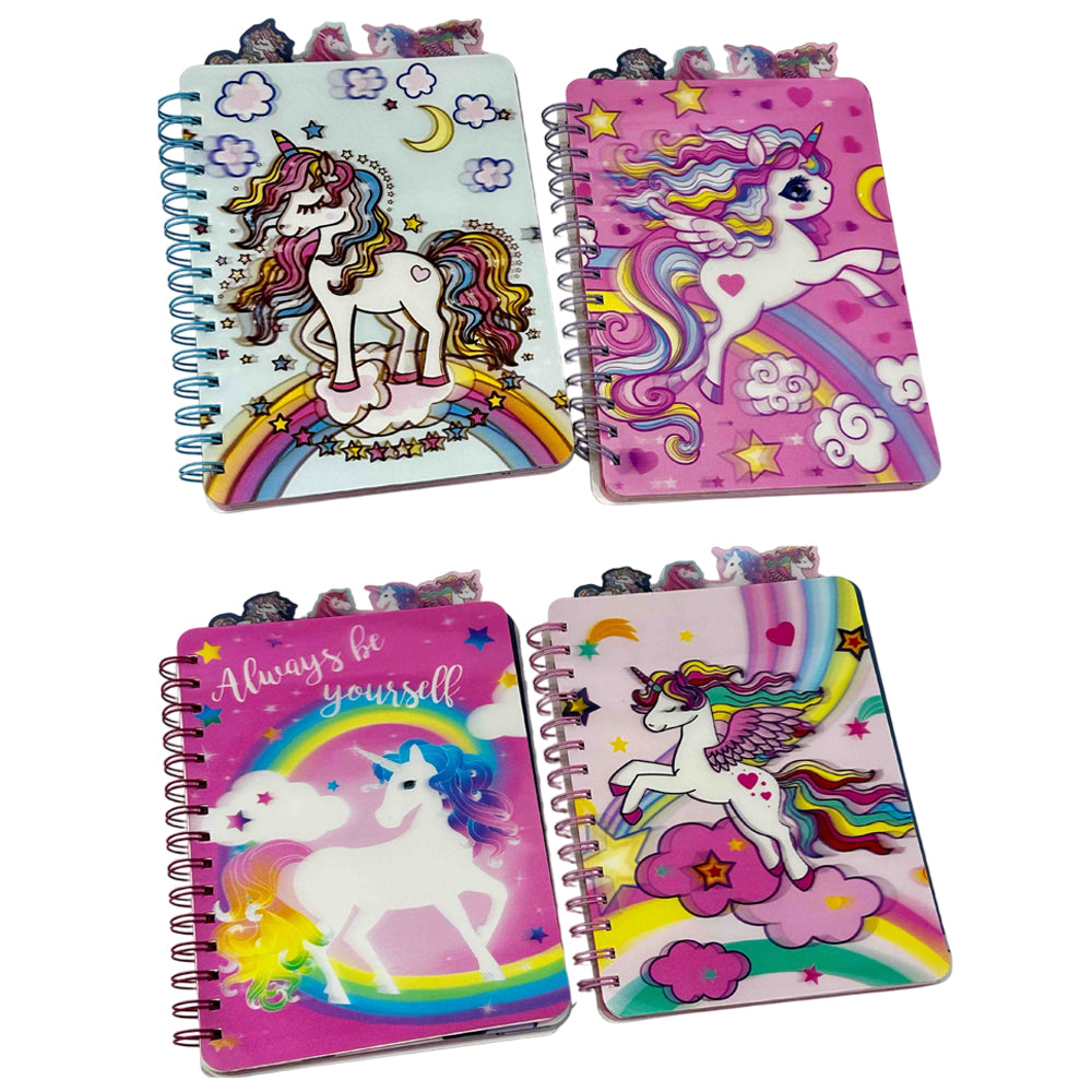 Cuaderno con Separadoes Unicornio