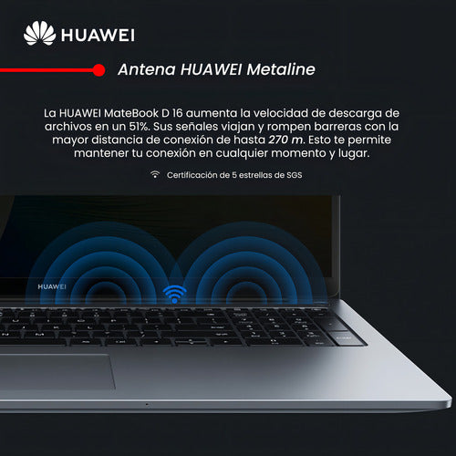 Notebook Huawei Matebook D16 Core I5 16 Gb De Ram 512 Gb Ssd 16