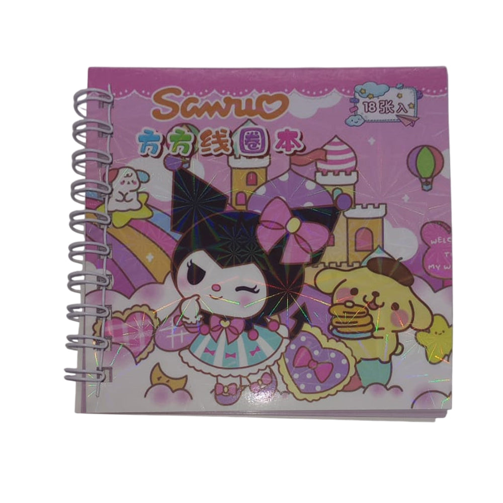 Libreta con Stickers Kuromi