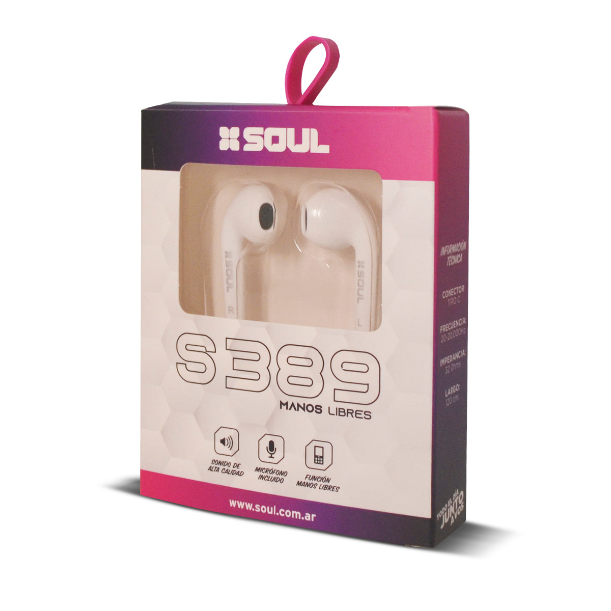 Auriculares Soul S389 Tipo C