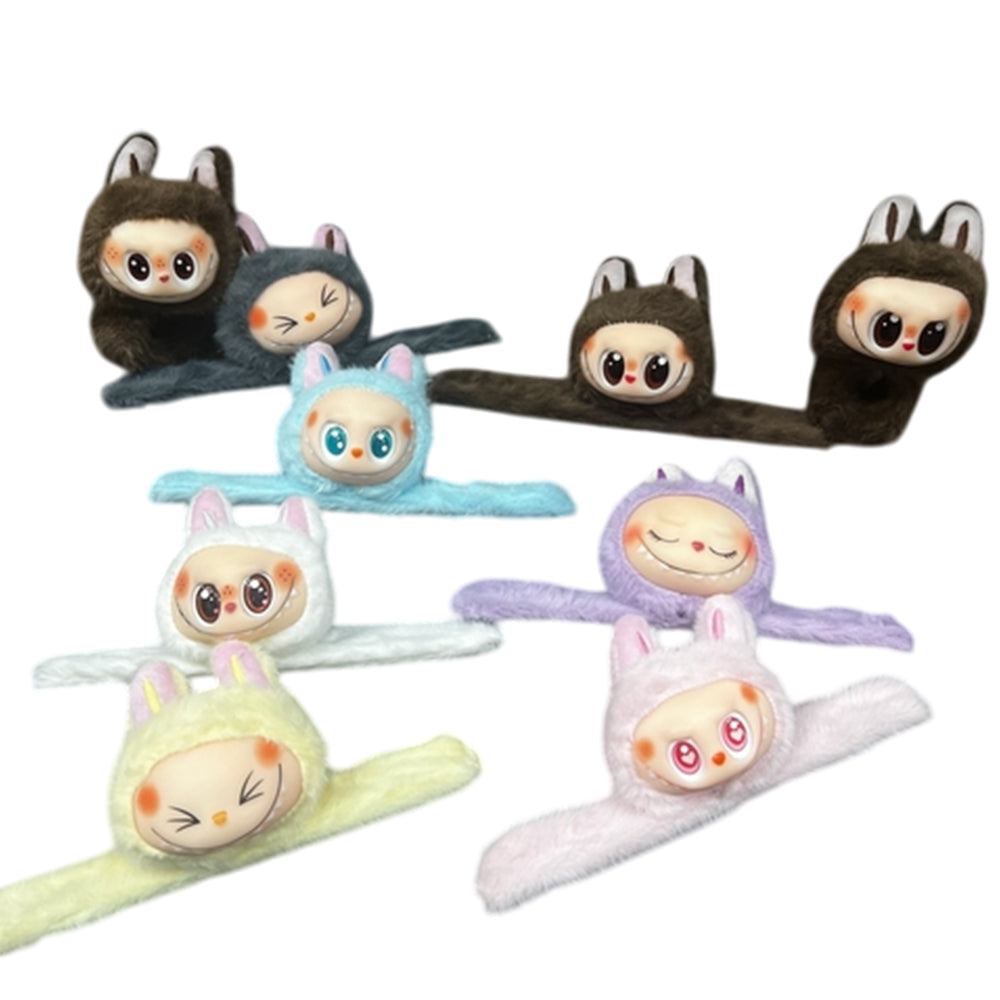 Pulsera Brazalete de Peluche Labubu Cabeza