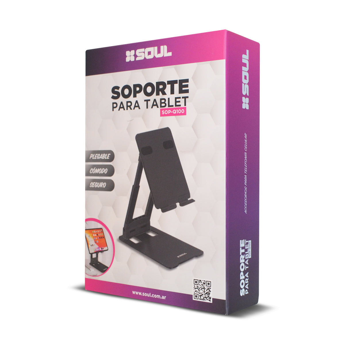 Soporte para escritorio Soul Plegable con espejo Q100