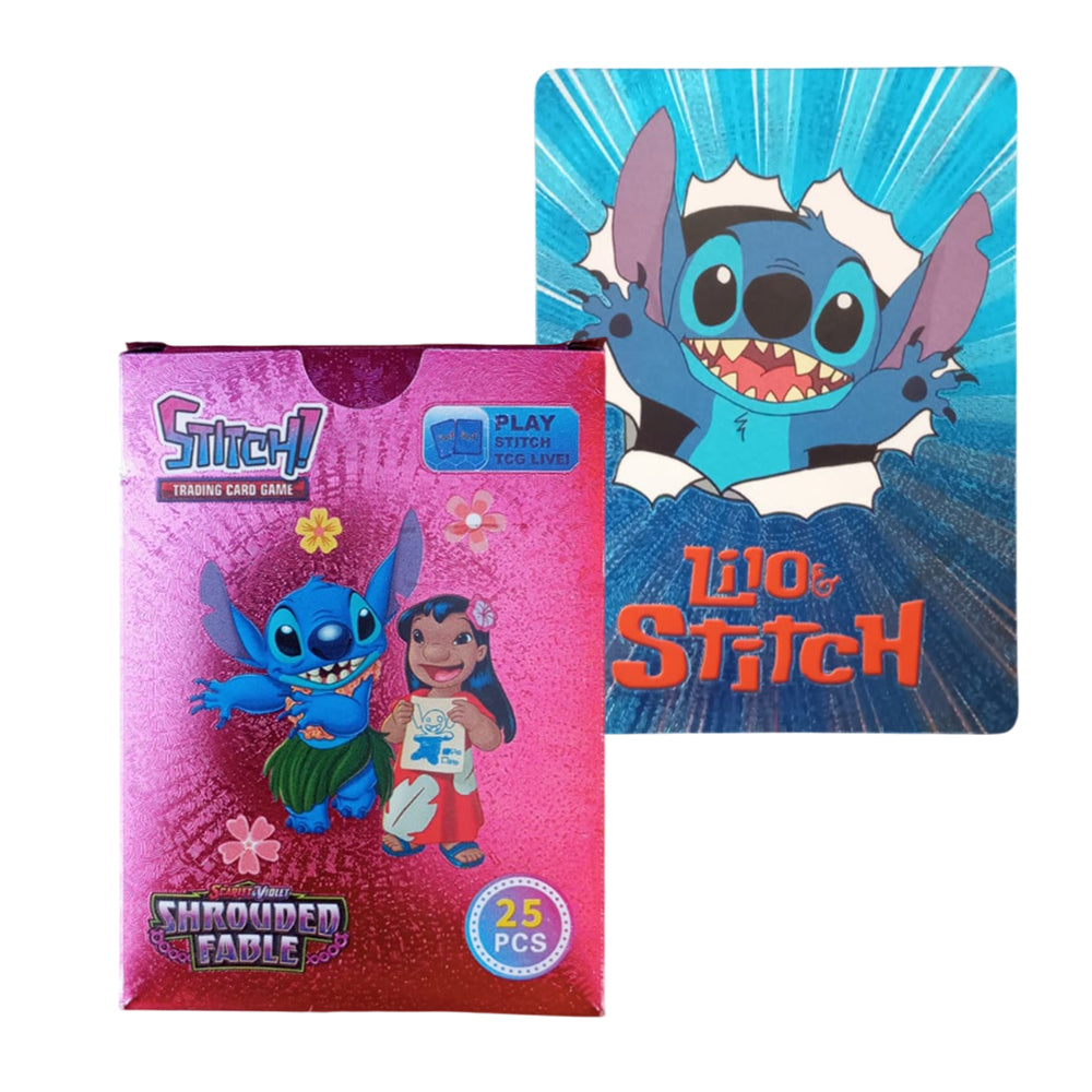 Cartas Coleccionables Stitch - Cajas con 25 cartas
