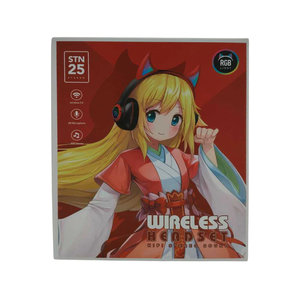 Auriculares Bluetooth Cuernitos RGB