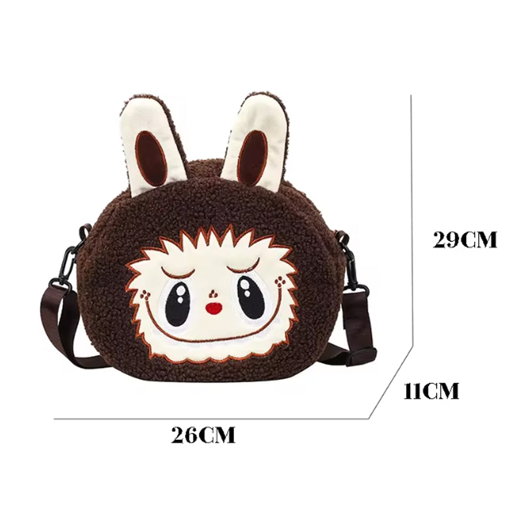 Cartera Bandolera Labubu De Felpa
