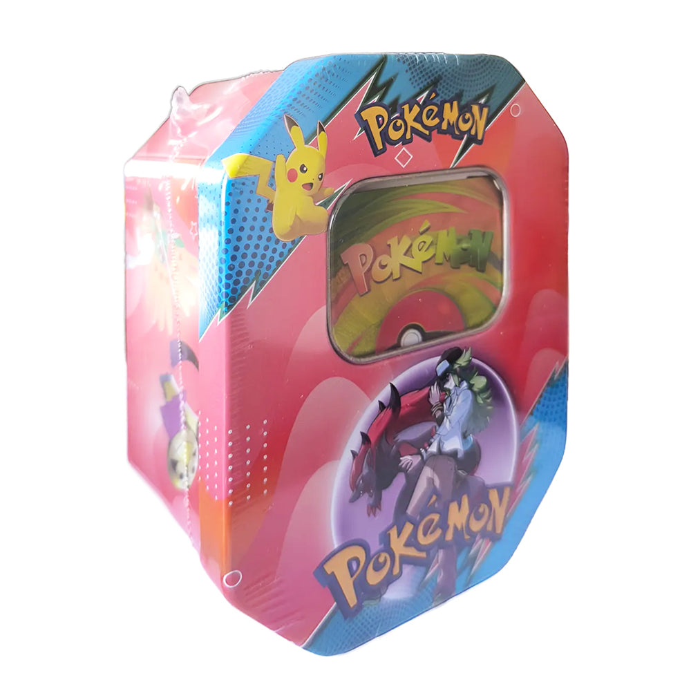 Lata Pokemon XXL- 60 cartas TCG + Especial + Tablero