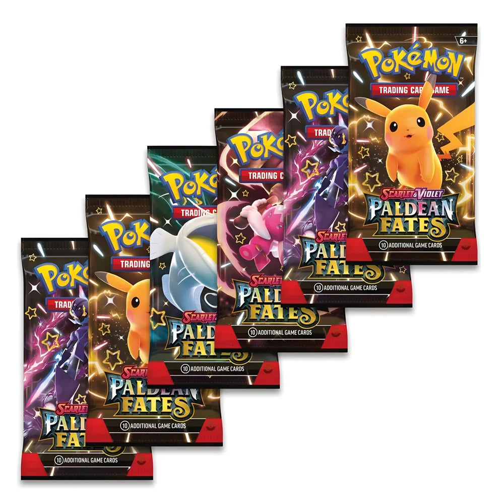 Cartas TCG Pokemon Paldean Fates - Tira x 12 sobres