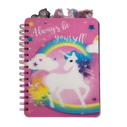 Cuaderno con Separadoes Unicornio