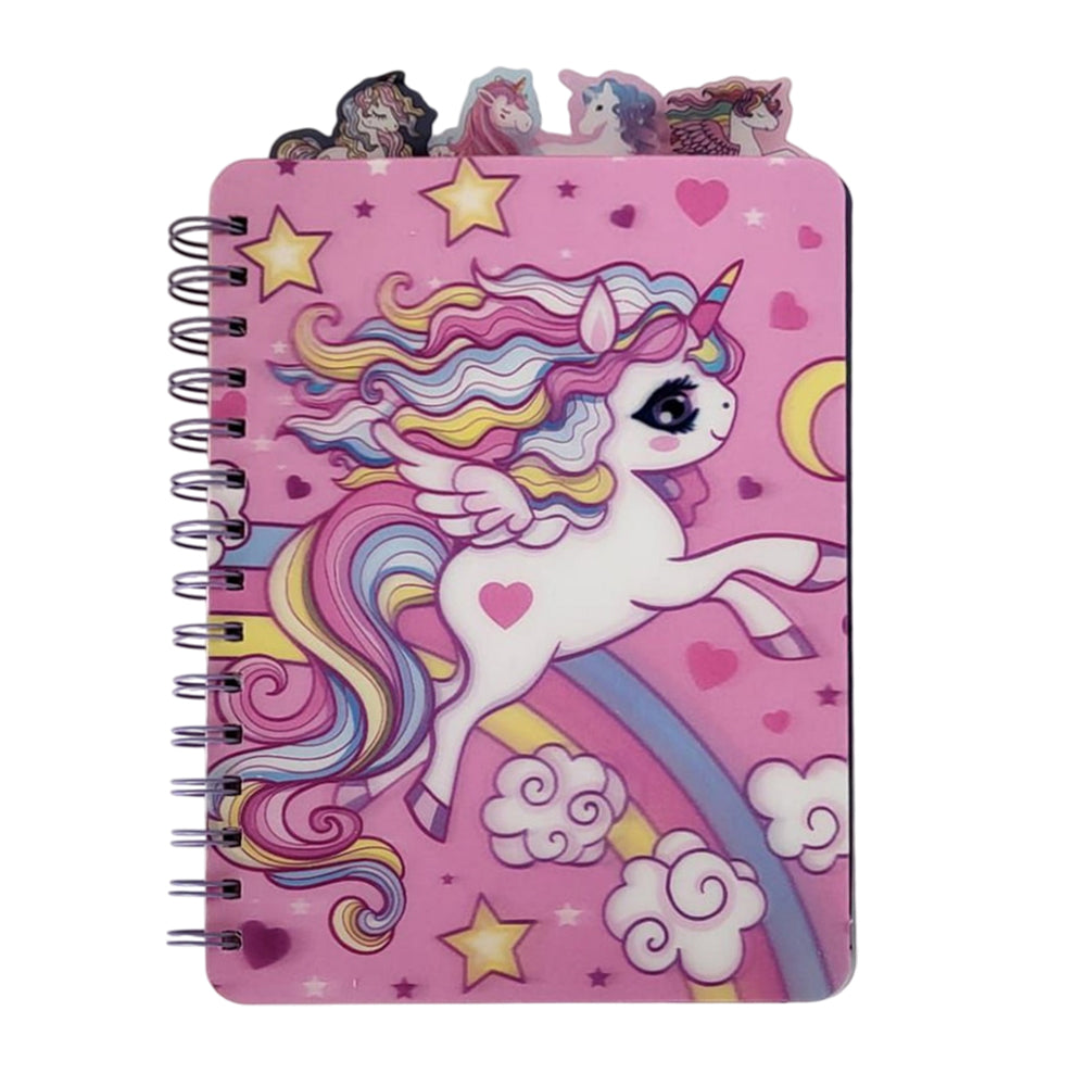 Cuaderno con Separadoes Unicornio
