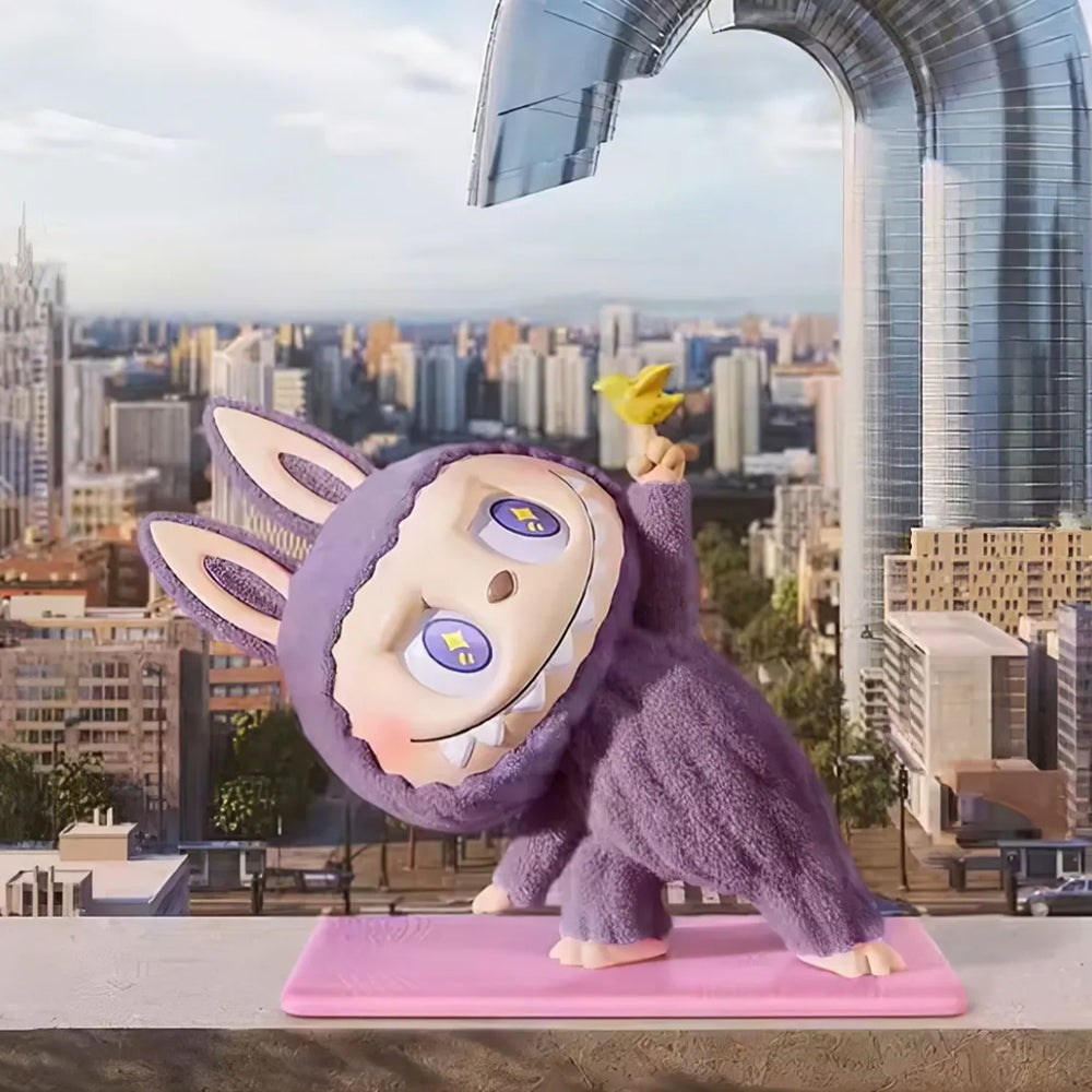 Labubu Caja Lazy Yoga - Coleccionables