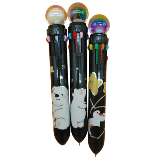 Lapicera 10 colores en 1 - Burbujas