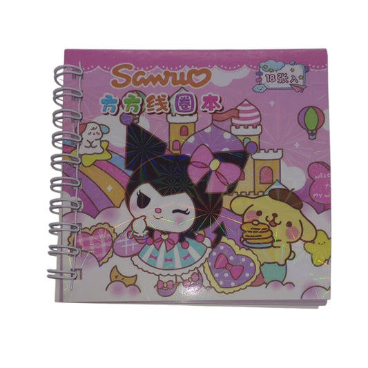 Libreta con Stickers Kuromi