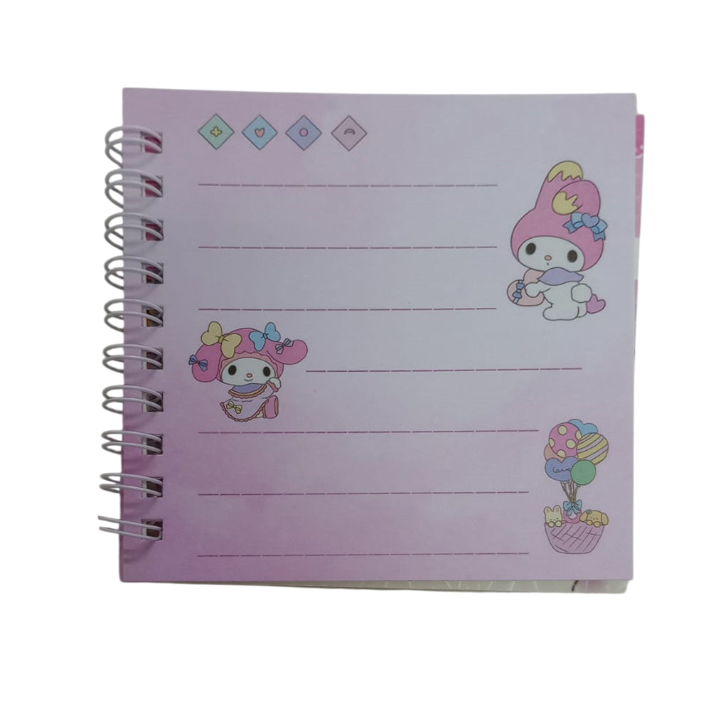 Libreta con Stickers Kuromi