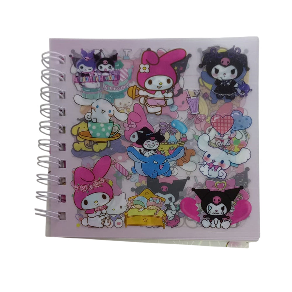 Libreta con Stickers Kuromi