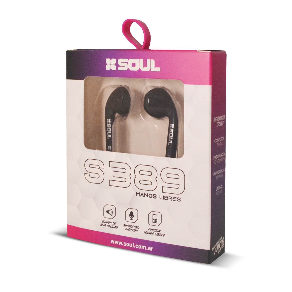 Auriculares Soul S389 Tipo C