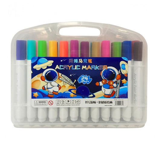 Marcadores Acrilicos Astronautra x 24 colores