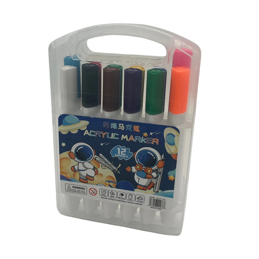 Marcadores Acrilicos Astronautra x 12 colores