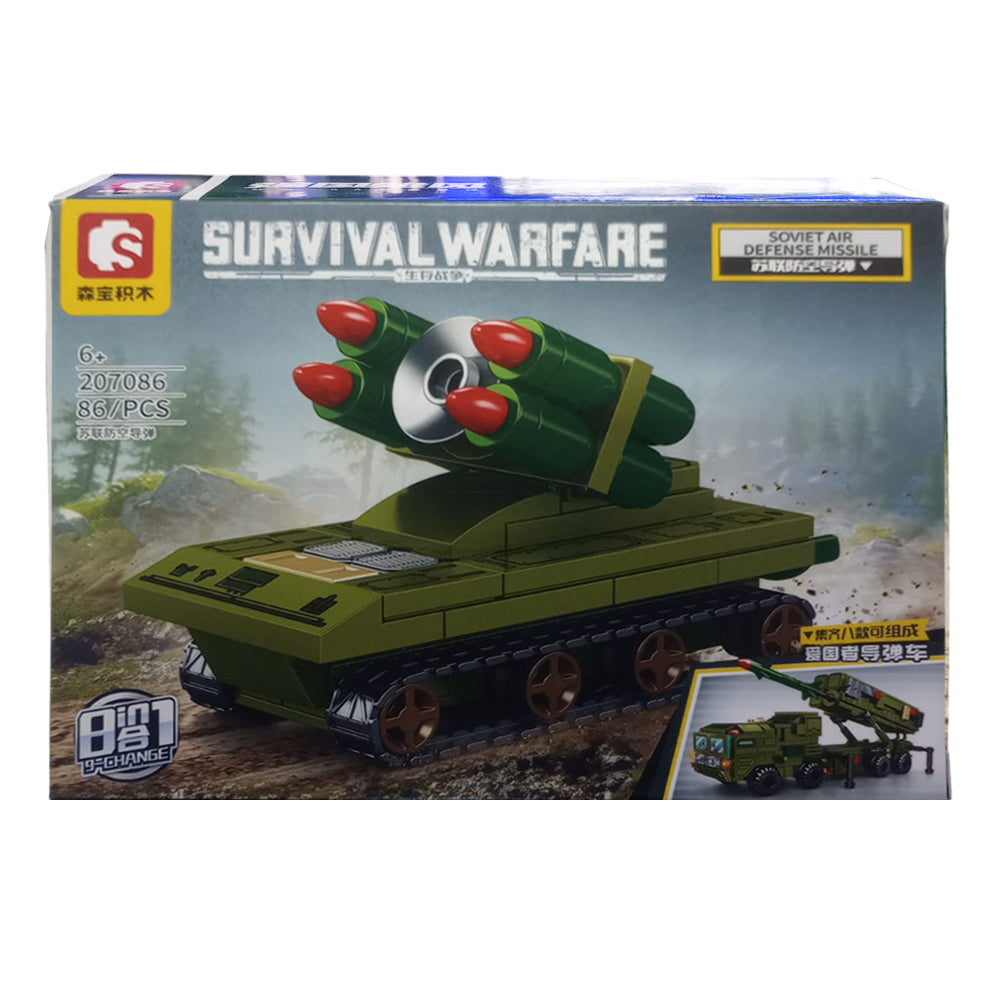 S-Block Misiles de Defensa Soviético (207086) 86 pcs