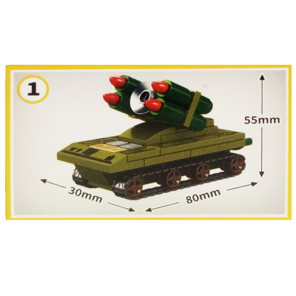 S-Block Misiles de Defensa Soviético (207086) 86 pcs