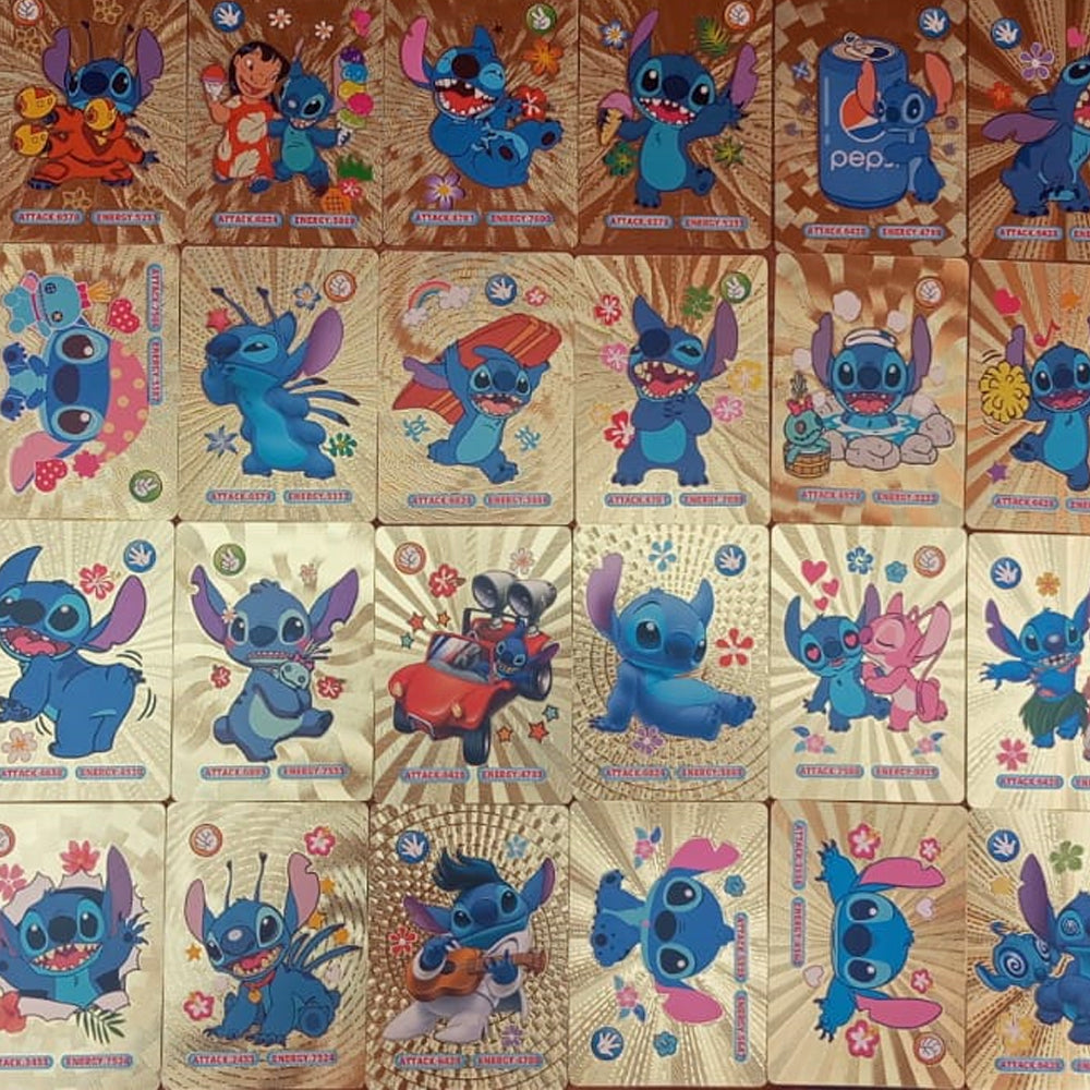 Cartas Coleccionables Stitch - Sobres x 10 unidades