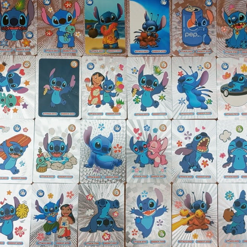 Cartas Coleccionables Stitch - Sobres x 10 unidades