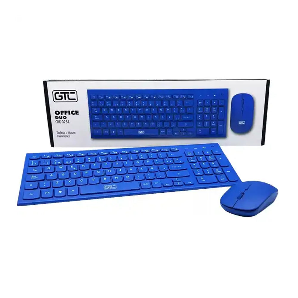 Teclado y Mouse Inalambrico Office Duo GTC-026