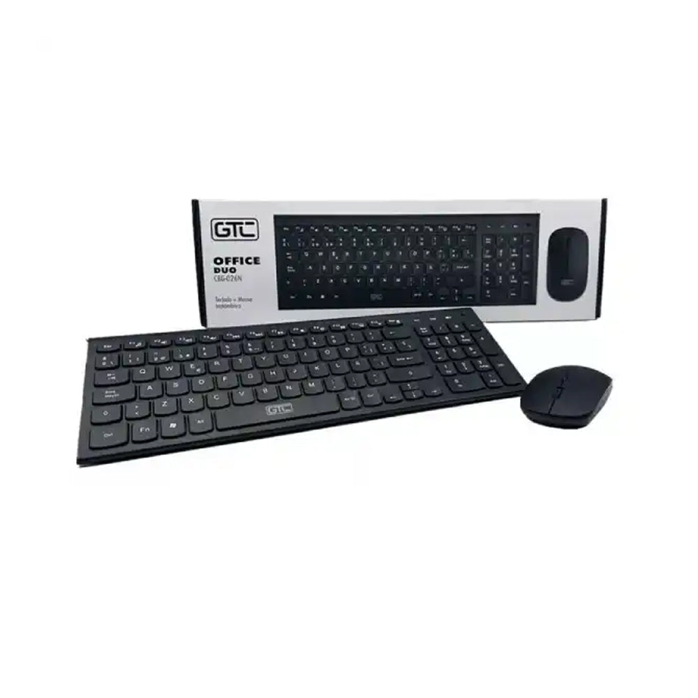 Teclado y Mouse Inalambrico Office Duo GTC-026
