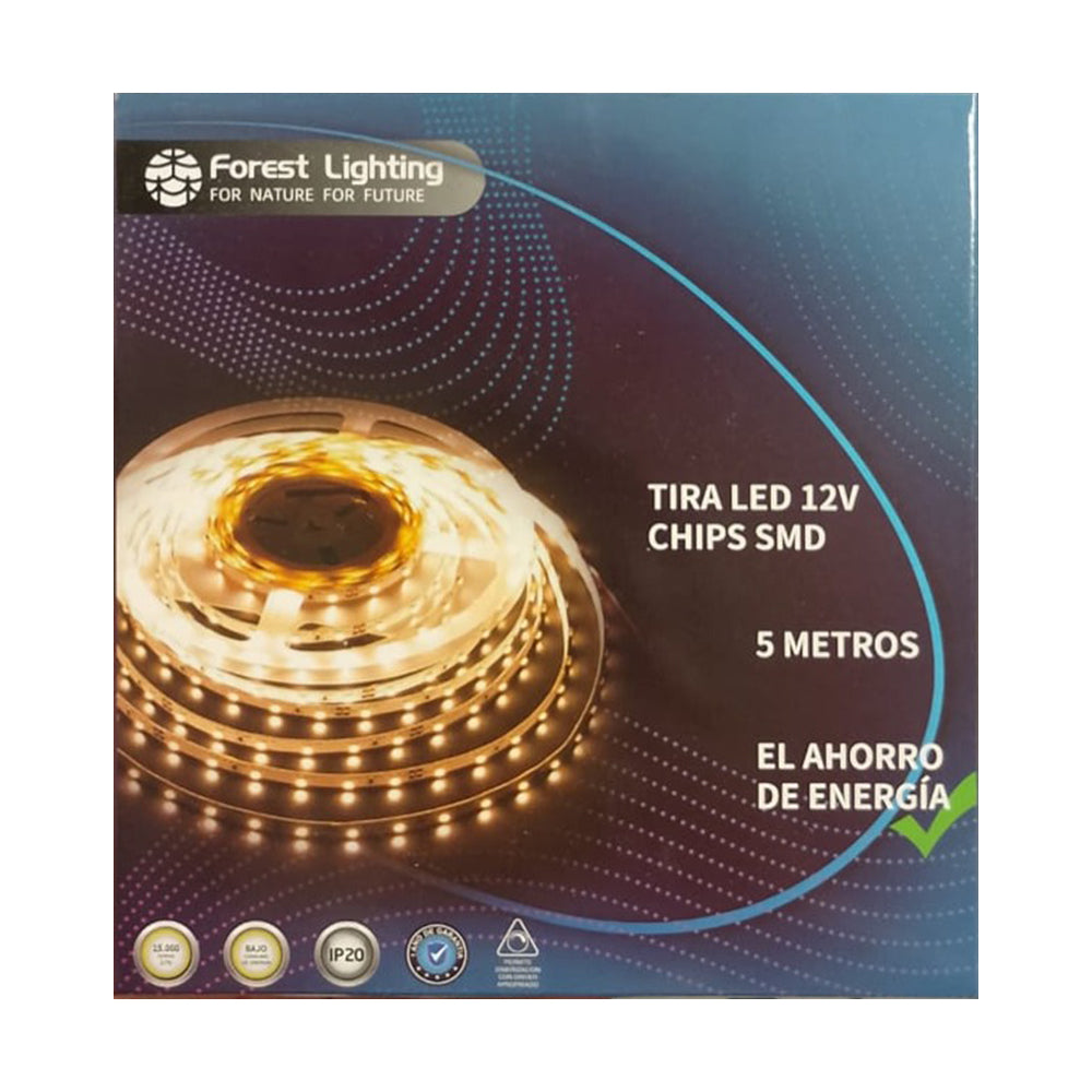 Tira Led 2835 12v 5 Metros Ip20 Interior