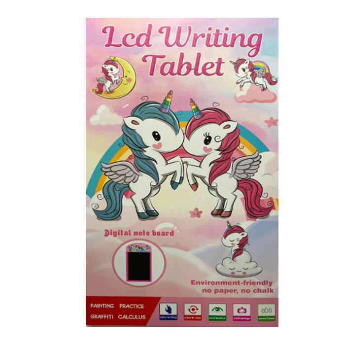 Pizarra LCD Tablets a Color - Unicornios