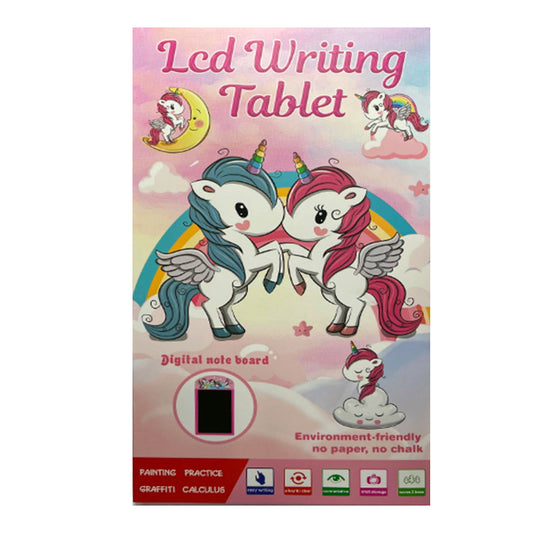 Pizarra LCD Tablets a Color - Unicornios