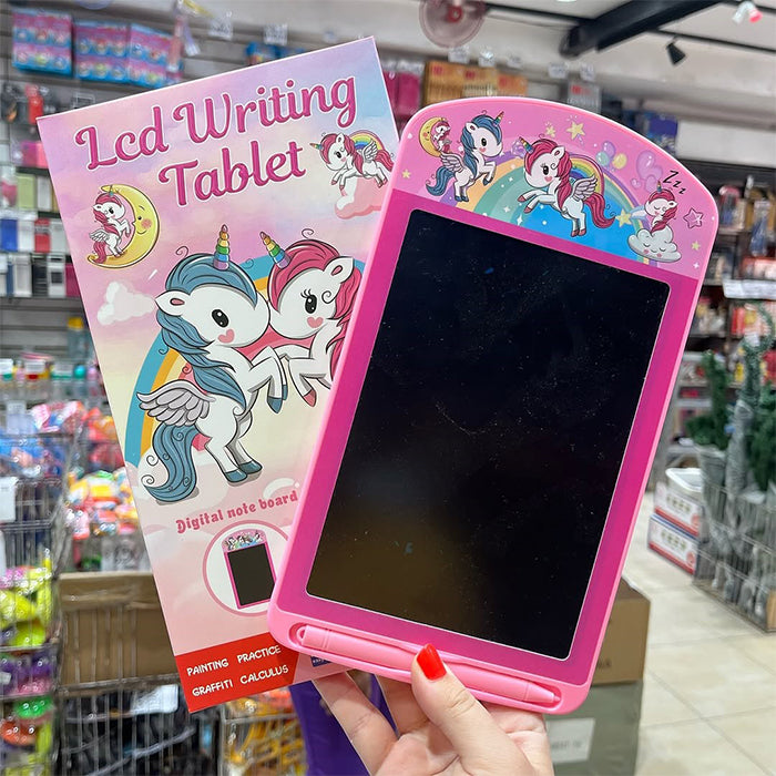 Pizarra LCD Tablets a Color - Unicornios