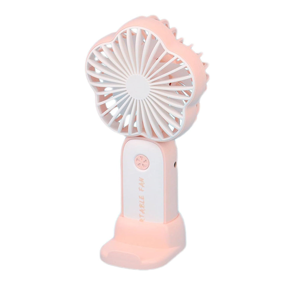 Ventilador de Mano Flor con Base