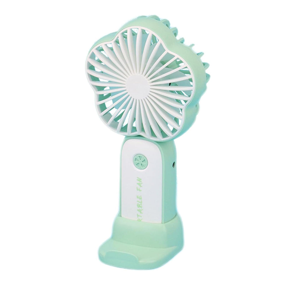 Ventilador de Mano Flor con Base