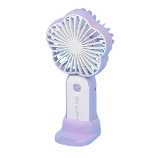 Ventilador de Mano Flor con Base