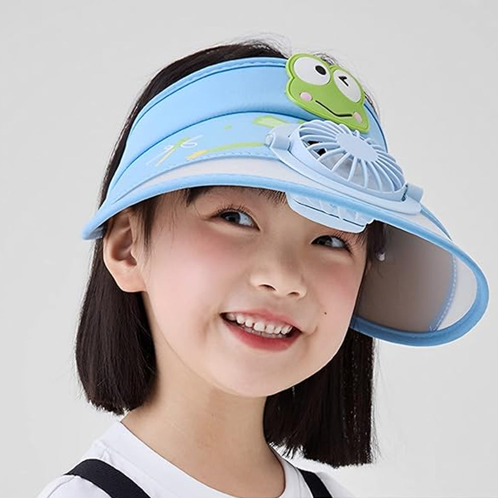 Visera Gorra Infantil Con Ventilador