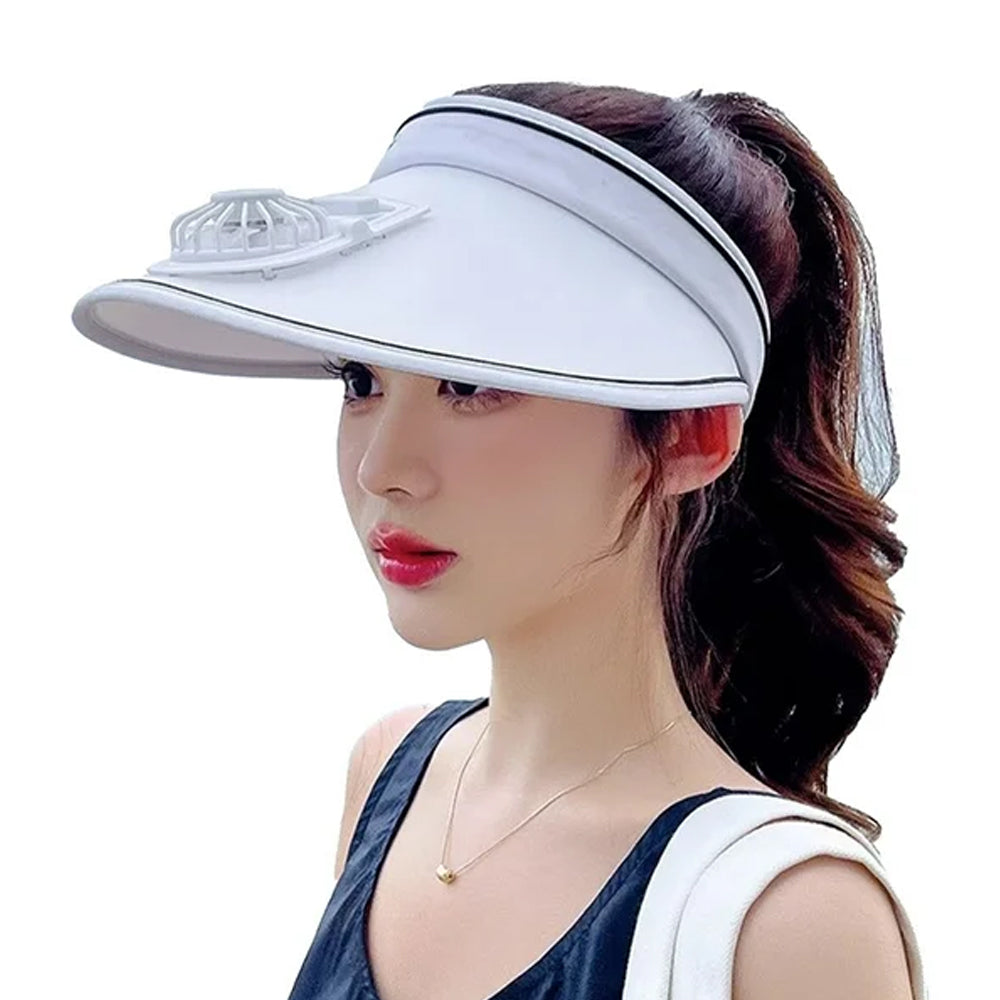 Visera Gorra Unisex Con Ventilador