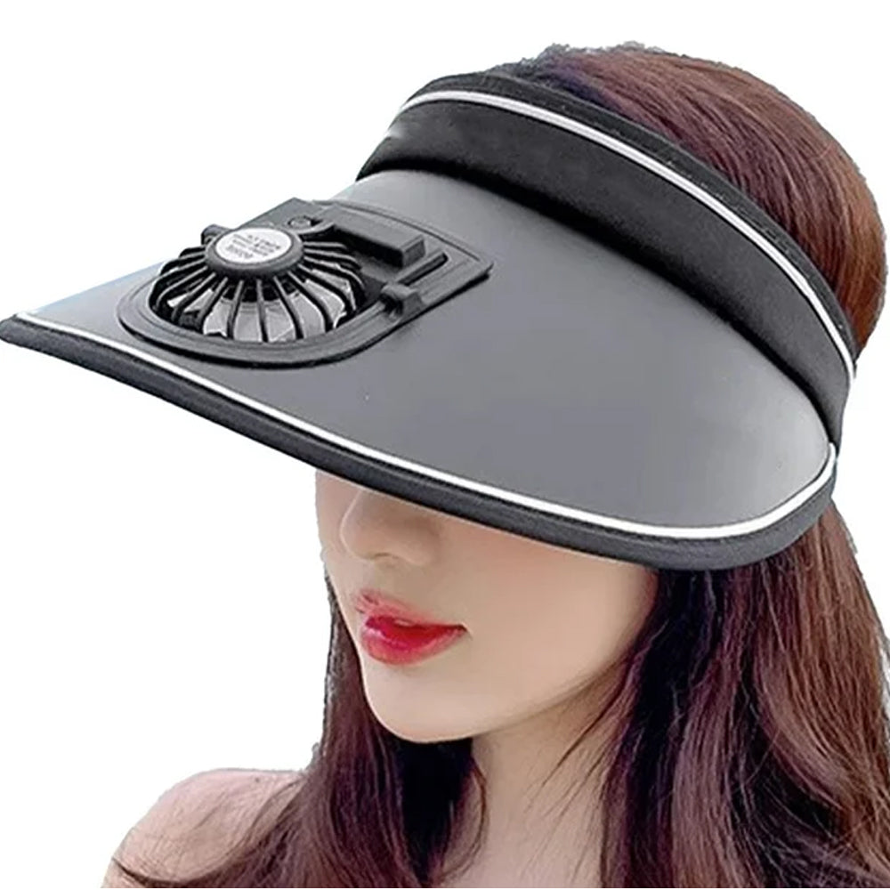 Visera Gorra Unisex Con Ventilador